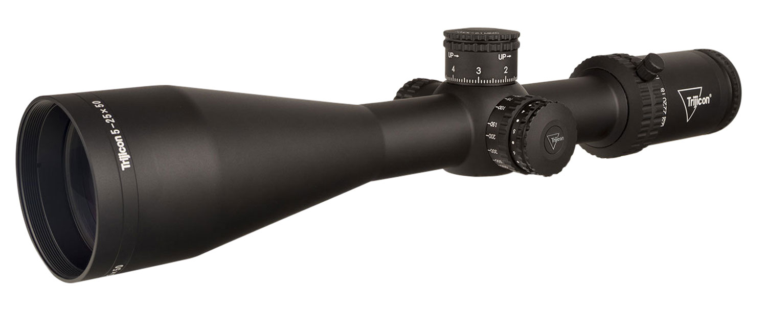 Trijicon 3000011 Tenmile Matte Black 5-25x50mm 30mm Tube LED Illuminated Red MRAD Center Dot Reticle