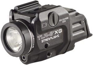 Streamlight 69434 TLR-8A Flex w/Laser Black Anodized Aluminum, 500 Lumens White LED, Green Laser 140 Meters Beam, Rail Clamp Mount