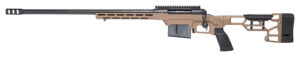 Savage Arms 57696 110 Precision 6.5 Creedmoor 10+1 24", Matte Black Rec/Barrel, Flat Dark Earth Cerakote MDT LSS XL Chassis, Polymer Grip, Left Hand