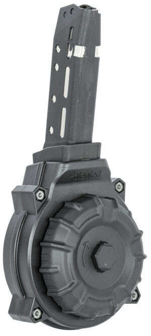 ProMag DRMA37 Standard 40rd Drum 45 ACP Compatible w/ Glock 30/21 Black DuPont Zytel Polymer
