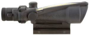 Trijicon 100146 ACOG Matte Black 3.5x35mm Illuminated Amber Chevron .223/5.56 BDC Reticle