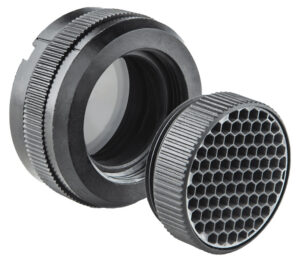 Meprolight USA 5626090000 Polarizer/Flash Guard Kit Rifle Black Compatible w/ Mepro M21