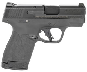 Smith & Wesson 13246 M&P Shield Plus Micro-Compact Frame 9mm Luger 13+1, 3.10" Black Armornite Stainless Steel Barrel & Serrated Slide, Matte Black Polymer Frame, Thumb Safety