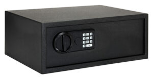SnapSafe 75435 Keypad Safe XL Keypad/Key Entry Black Steel 20.50" x 14.80" x 8"
