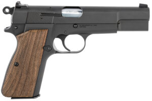Springfield Armory HP9201 SA-35  9mm Luger 15+1 4.70" Stainless Steel Barrel, Matte Blued Serrated Carbon Steel Slide & Frame w/Beavertail, Checkered Walnut Grip