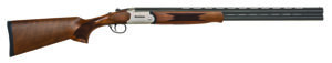 Mossberg 75479 Silver Reserve  Full Size 410 Bore Break Open 3" 2rd 26" Matte Blued Vent Rib Barrel, Satin Silver Engraved Stainless Steel Receiver, Fixed Black Walnut Stock, Right Hand