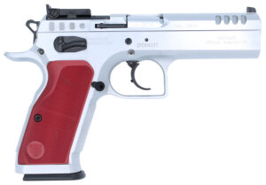Tanfoglio IFG TFSTOCK29OR Stock II 9mm Luger 16+1 4.44" Stainless Polygonal Rifled Barrel, Ported Slide & Frame w/Red Polymer Grips Right Hand