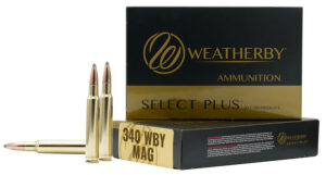 Weatherby H340225IL Select Plus 340 Wthby Mag 225 gr Hornady Interlock 20 Per Box/ 10 Case