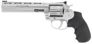 Colt Mfg KCOBRA22-SP6RFO King Cobra Target 22 LR 10rd 6" Stainless Steel Barrel, Cylinder & Frame, Black Hogue Overmolded Grips