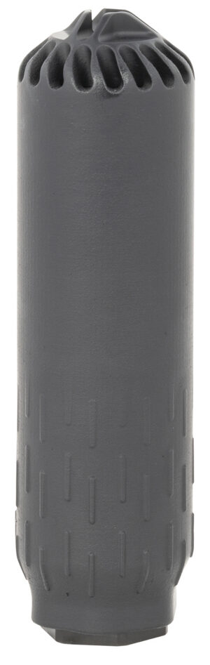 Huxwrx 2449 Flow 556K 5.56x45mm NATO 1.60" Diameter, Stainless Steel with Black Cerakote Finish, 1/2"-28 tpi