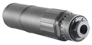 CGS Suppressors CGSHELIOSQDTI Helios QD 36 Cal 1.75" Diameter, Titanium with Black PVD Finish, 5/8"-24 tpi & 1/2"-28 tpi Thread Pattern