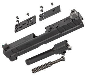 Springfield Armory XD4902 XD OSP 9mm Luger 4" Barrel, Black Steel Slide for Springfield XD with Optics Cut, Suppressor Height Night Sights, Includes Cover Plates