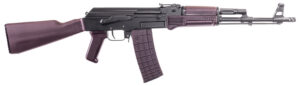 Arsenal SAM567PM SAM5  5.56x45mm NATO 30+1 16.30" Matte Black Steel Threaded Barrel, Matte Black Scope Rail Steel Receiver, Polymer Handguard, Fixed Plum Synthetic Stock & Polymer Grip