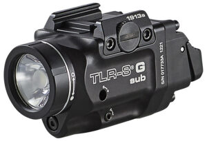 Streamlight 69438 TRL-8 G Sub Gun Light with Green Laser  Black Anodized 500 Lumens White LED 1913 Short Rail Pistol