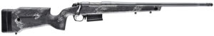 Bergara Rifles B14LM751 B-14 Crest 300 Win Mag 5+1 22" Fluted/Threaded, Sniper Gray Cerakote Barrel/Rec, Monte Carlo Carbon Fiber Stock with Black & Gray Splatter, Omni Muzzle Brake