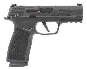 Sig Sauer 365X9BXR3PMS P365X  Micro-Compact 9mm Luger 12+1, 3.10" Black Steel Barrel, Black Nitron Optic Ready/Serrated Stainless Steel Slide, Black Stainless Steel Frame w/Beavertail & Picatinny Rail