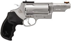 Taurus 24410P39MAG Judge T.O.R.O Magnum Compact Frame 45 Colt (Long Colt)/410 Gauge 5rd 3" Matte Stainless Steel Barrel, Cylinder & Frame, Black Rubber Grip, Transfer Bar Safety, Exposed Hammer
