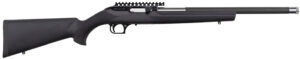 Magnum Research SBA17HMH Magnum Lite 17 HMR 19" Black Steel Threaded Barrel, Black Fixed Hogue OverMolded Stock