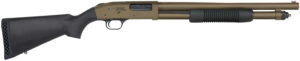 Mossberg 50781 590 Thunder Ranch 12 Gauge 5+1 3" 18.50" Cylinder Bore, Patriot Brown Barrel/ Optic Cut Rec, Black Synthetic Furniture, Fiber Optic Sight