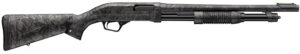 Winchester Repeating Arms 512457695 SXP Defender Compact 20 Gauge Pump 3" 5, 2 3/4" Shells 18" Forged Carbon Hydrodip Steel Barrel, Aluminum Receiver, Fixed Forged Carbon Hydrodip Synthetic Stock