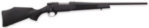 Weatherby VYT243NR0T Vanguard Synthetic Compact 243 Win 4+1 20" Matte Blued #1 Threaded Barrel, Matte Blued Drilled & Tapped Steel Receiver, Black Adjustable Synthetic Stock