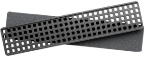 Magpul MAG1457BLK DAKA Grid Organizer Black Polypropylene