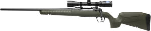 Savage Arms 32191 Axis 2 XP Combo Full Size 270 Win 4+1 22" Black Sporter Barrel, Black Carbon Steel Receiver Drilled & Tapped, OD Green Fixed Synthetic Stock, Weaver 3-9x40mm Scope, Left Hand