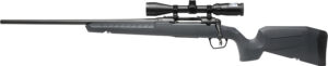 Savage Arms 32213 Axis 2 XP Combo 270 Win 4+1 22" Black Sporter Barrel, Black Drilled & Tapped Steel Receiver, Fixed Gray Synthetic Stock, Left Hand, Boresighted 3-9x40