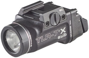 Streamlight 69405 TLR-7 X Sub USB Black Anodized 500 Lumens White LED Glock 43X MOS/48 MOS/43X/48