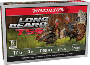 Winchester Ammo LBTSS1238 Long Beard TSS  12Gauge 3" 2 3/8oz Tungsten 8Shot 5 Per Box/10 Case
