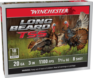 Winchester Ammo LBTSS2038 Long Beard TSS 20Gauge 3" 1 5/8oz Tungsten 8Shot 5 Per Box/10 Case
