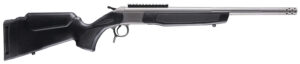 CVA CR4438S Scout Takedown 350 Legend 1rd 22" Stainless Fluted Threaded Barrel, Stainless Steel Receiver w/Picatinny Rail, Adj Comb & LOP Black Synthetic Stock