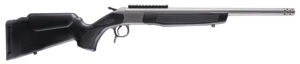 CVA CR4442S Scout Takedown 45-70 Gov 1rd 22" Stainless Fluted Threaded Barrel, Stainless Steel Receiver w/Picatinny Rail, Adj Comb & LOP Black Synthetic Stock