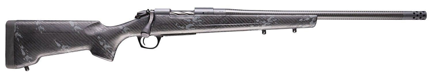 Bergara Rifles B14SM1209CF B-14 Cima CF 6.5 PRC 3+1 20" CURE Carbon Fiber Barrel, Sniper Gray Cerakote Receiver, RTM Sporter Carbon Fiber Stock