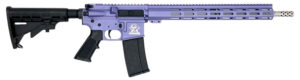 Great Lakes Firearms GL15223SSORC AR-15  223 Wylde 30+1 16" Black Nitride Threaded Barrel, Wild Orchid Cerakote Aluminum Receiver w/Picatinny Rail, M-LOK Handguard, Black Polymer Stock, Mil-Spec Grip