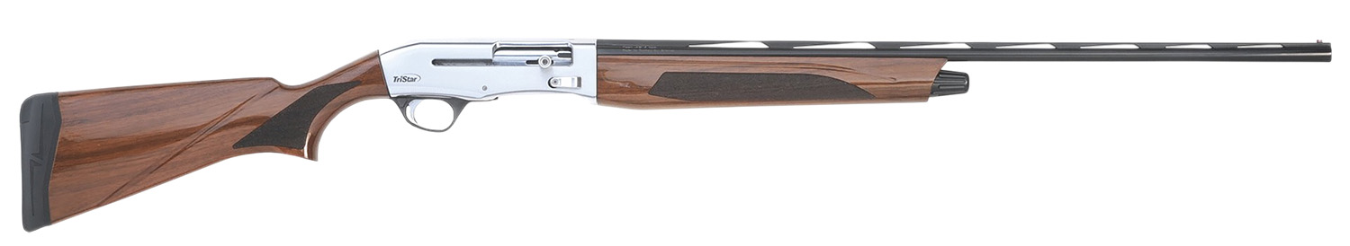 TriStar 24264 Viper G2 Pro Tristar Select 28 Gauge Semi-Auto 2.75" 5+1 28" Vent Rib Barrel Forend Silver Cerakote Receiver Receiver Semi-Gross Turkish Walnut Stock