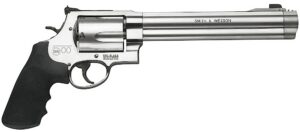 Smith & Wesson 163500 Model 500  500 S&W Mag Stainless Steel 8.38" Barrel & 5rd Cylinder, Satin  Stainless Steel X-Frame, Fixed Compensator, Internal Lock
