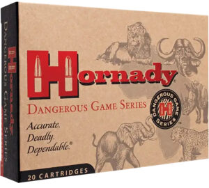 Hornady 82322 Dangerous Game 375H&HMag 300gr Dangerous Game Solid 20 Per Box/6 Case