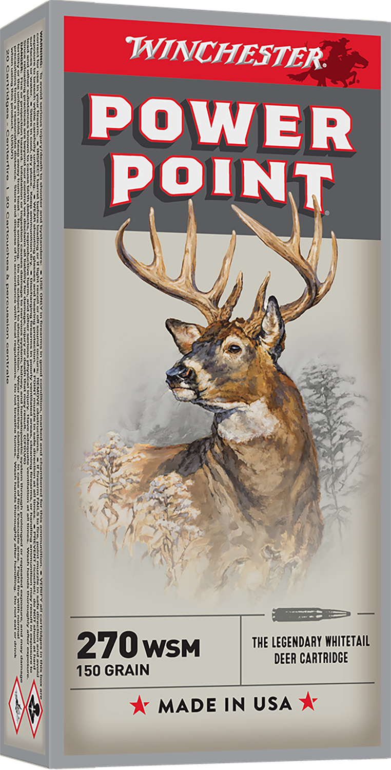 Winchester Ammo X270WSM Power-Point 270WSM 150gr 20 Per Box/10 Case