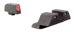 Trijicon 600538 HD Night Sights Green/Tritium Orange Outline Front Sight-Green Tritium Black Outline Rear Sight Glock 17/17L/19 Standard Frame