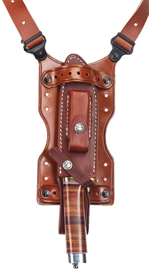 Galco SHU Shuka Knife Holder Over The Shoulder Tan Leather