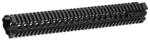 MIDWEST INDUSTRIES INC MICRT15 T-Series AR-15 6061 Aluminum Black Hard Coat Anodized 15"