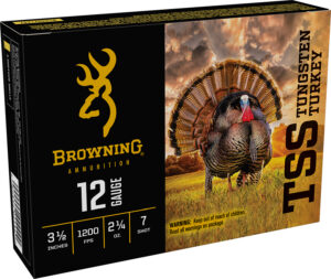 Browning Ammo B193921247 TSS Tungsten Turkey 12Gauge 3.50" 2 1/4oz Tungsten 7Shot 5 Per Box/10 Case