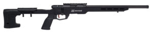 Savage Arms 70248 B22 Precision Full Size Bolt Action 22 LR 10+1 18" Barrel, Matte Black Metal Finish & Adjustable MDT ACC Aluminum Chassis Matte Black Stock