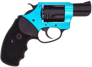 Charter Arms 53864 Undercover Lite Santa Fe Sky Small 38 Special, 5 Shot 2" Black Stainless Steel Barrel & Cylinder, Turquoise Aluminum Frame w/Black Finger Grooved Rubber Grip, Exposed Hammer