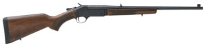 Henry H015350 Single Shot 350 Legend Caliber with 1rd Capacity, 22" Barrel, Overall Blued Metal Finish & American Walnut Stock, Right Hand (Full Size)