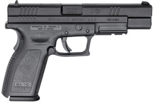 Springfield Armory XD9401 XD Tactical *CA Compliant 9mm Luger 10+1, 5" Black Melonite Steel Barrel, Black Melonite Long/Serrated Steel Slide, Black Polymer Frame w/Picatinny Rail