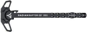 Radian Weapons R0006 Raptor SD Ambi Charging Handle, Black, Gas Ported Shaft, Fits Mil-Spec AR-15/M16 Platform