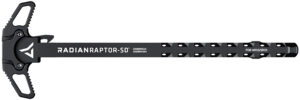 Radian Weapons R0012 Raptor SD Ambi Charging Handle, Black, Gas Ported Shaft, Fits Mil-Spec AR-10/SR-25 Platform