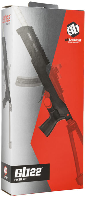 SB Tactical 22TD-01-SB Chassis  Fixed Black for Ruger 10/22 & Ruger 22 Charger Right Hand